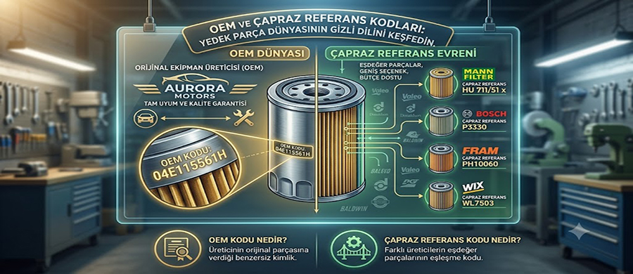 OEM ve Çapraz Referans Kodları