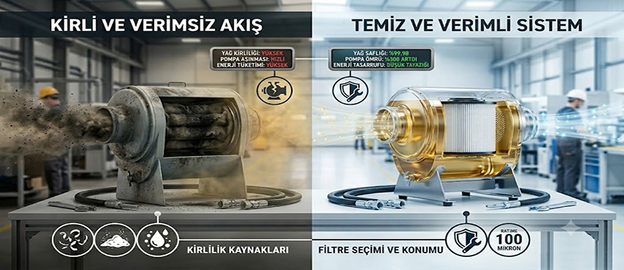 Hidrolik Sistemlerde Filtre Kullanımı